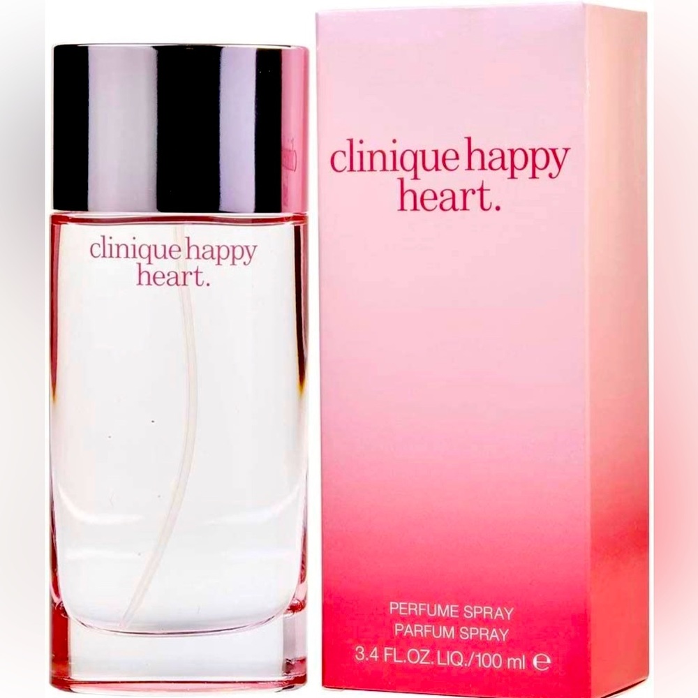 Clinique Happy Heart Perfume Spray, Perfume For Women, 3.4Oz